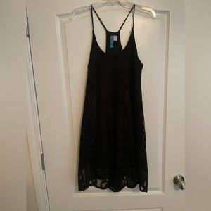 Black lace dress